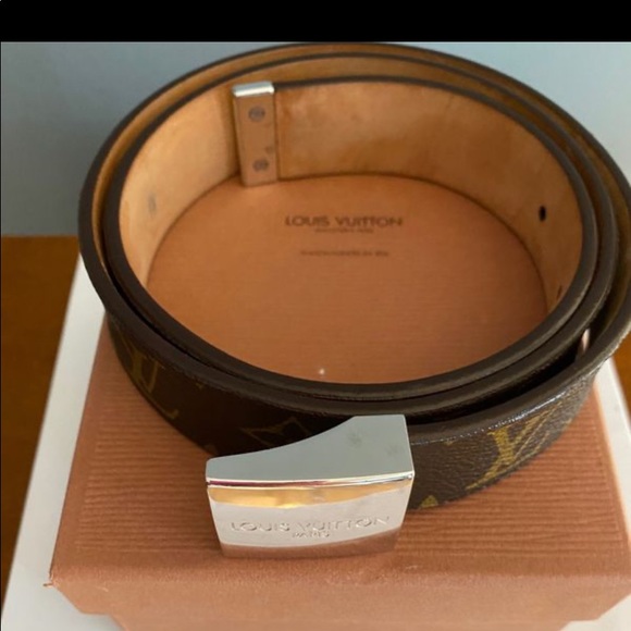 🔥🔥💯 LOUIS VUITTON
Monogram Canvas Square Belt - Picture 3 of 16